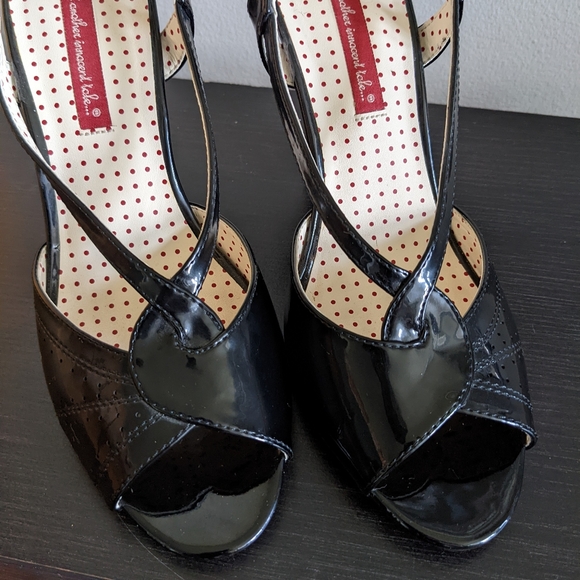 NWOT B.A.I.T. Patent Slingback Heels ๐ค - Picture 2 of 6
